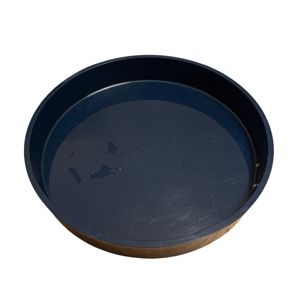 Vintage MCM Dansk Gunner Cyren Blue 14" Serving Tray Melamine‎